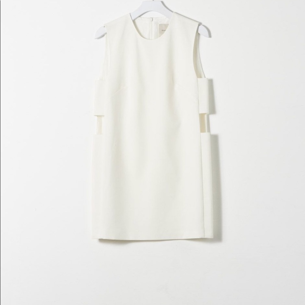 Mason by Michelle Mason Sleeveless White Dress